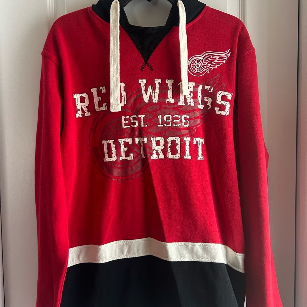 Red G-III Red Wings Detroit Sports Hoodie